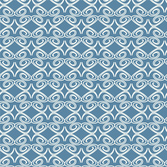 Seamless pattern lines curve vector background