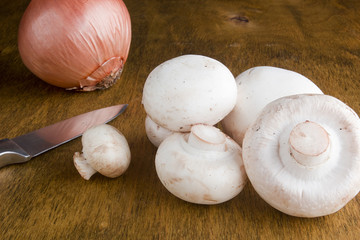 Agaricus - Mushrooms are used as an ingredient