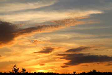 Photo sunset sky