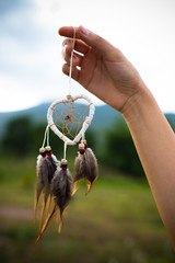 Dream catcher vintage and retro tone, soft focus.