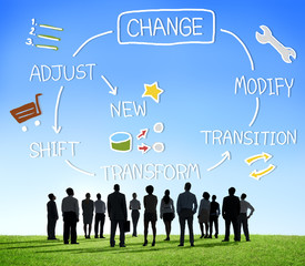 Change Improvement Development Adjust Transform Concept