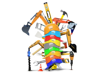 Construction machines and tools, engineering and construction