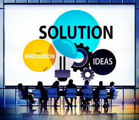 Solution Strategy Ideas Innovation Creativity Concept