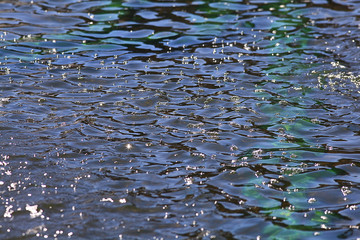 Texture water drops jet