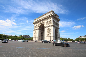 Fototapeta na wymiar France / Paris - Arc de triomphe de l'Étoile