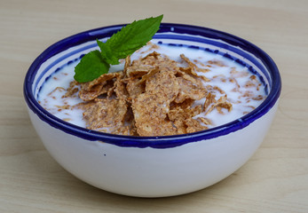 Cornfalkes breakfast