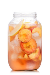 Peach lemonade jar