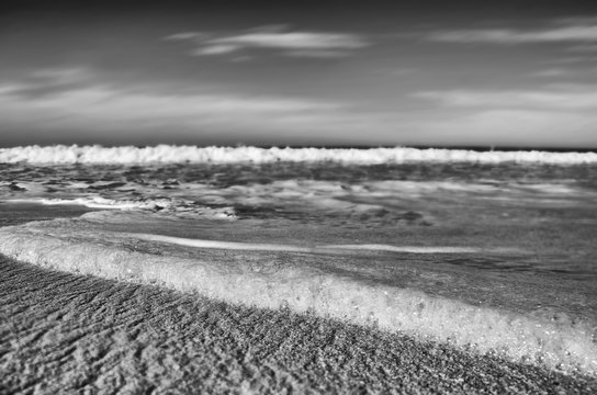 Fototapeta Spiaggia in bianco e nero