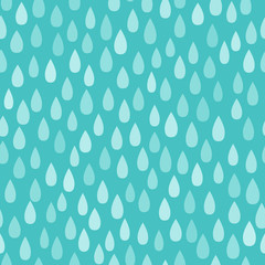The pattern of blue drops of rain. Different colors. - 86704697