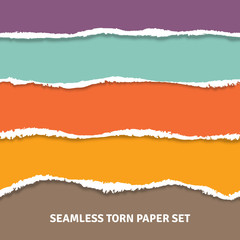 Seamless Torn Paper Concept
