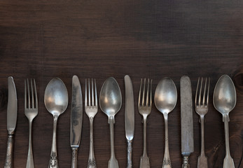 Vintage silverware