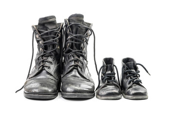 Combat boots for adult and kid