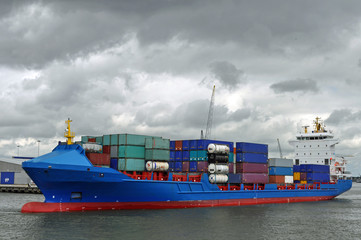 container ship fracht schiff