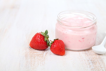 Strawberry yogurt