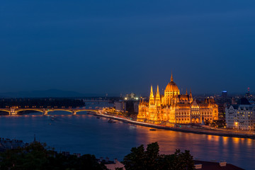 Obraz na płótnie Canvas Hungarian parliament, Budapest