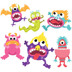 Silly Litter Monsters Set