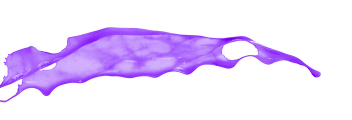 Purple splash isolated on white background28