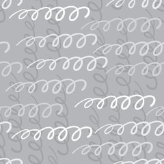 Vector black and white seamless pattern. Monochrome ornament stylish background. Vector repeating texture. Modern graphic design