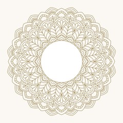 Floral oriental pattern.