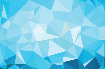 Obraz premium Abstract Triangle Geometrical Blue Background