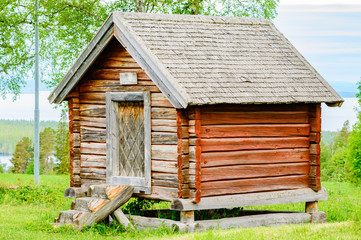 Traditional storage building