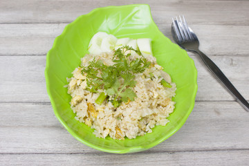 Fried rice countryside of Thailand