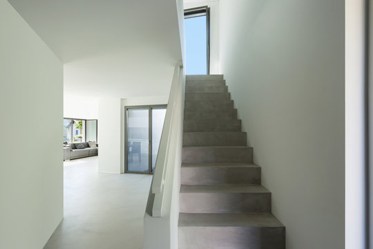 Interior, cement staircase