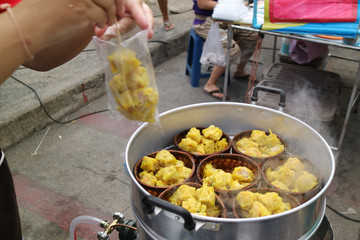 dumpling in flea market