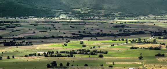 Obraz premium Summer panorama in Tuscany, Italy