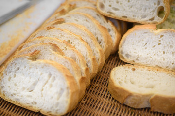 Homemade slided bread