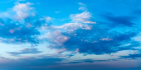 Fotobehang Hemel Evening sky with clouds