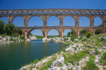 Fototapeta premium Pont du Gard, Frankreich