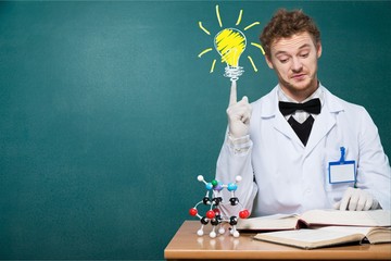 Genius, mad, scientist.