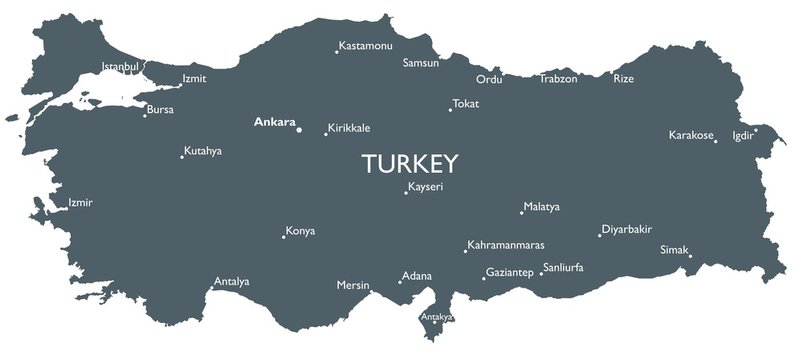 Turkey map