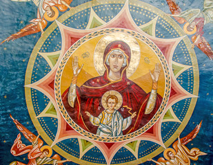The Monastery Ghighiu with miracle icon and healing spring.