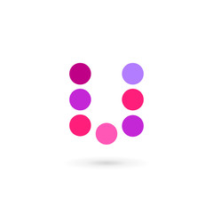 Fototapeta premium Letter U logo icon design template elements