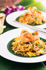 Pad Thai with Shrimps , Thai Food