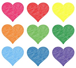 Scribble | Herzen Set