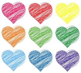 Scribble | Herzen Set