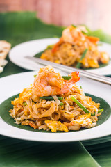 Pad Thai with Shrimps , Thai Food