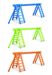 Ladders for playground different color