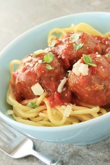 Italian meatballs in tomato sauce