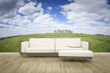 photo wall mural sofa floor © magann