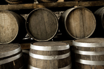 Fototapeta premium Wine barrels