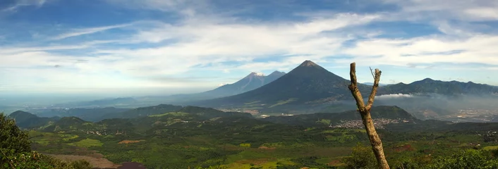 Poster Vista Panorámica desde el volcán Pacaya - Guatemala © alexat25