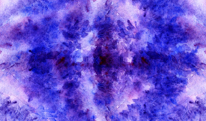 Fototapeta na wymiar Watercolor lavender violet purple crimson floral background texture