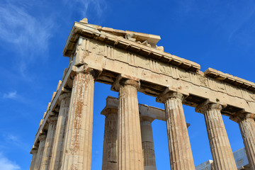 Fototapeta premium Le Parthénon de l'Acropole à Athènes
