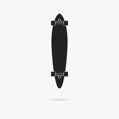 Simple icon longboard.