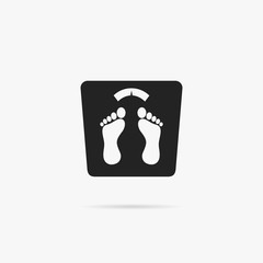 Simple icon floor scales.