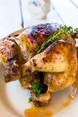 Roast chicken